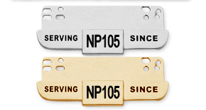 NP105 NP105 - "SERVING SINCE" Year Bar
